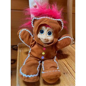 Rare Vintage Russ Wee Troll GINGERBREAD MAN